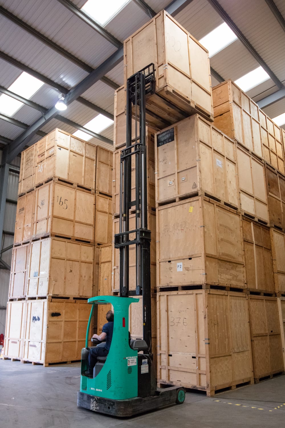 Steeles Removals storage warehouse - managed storage