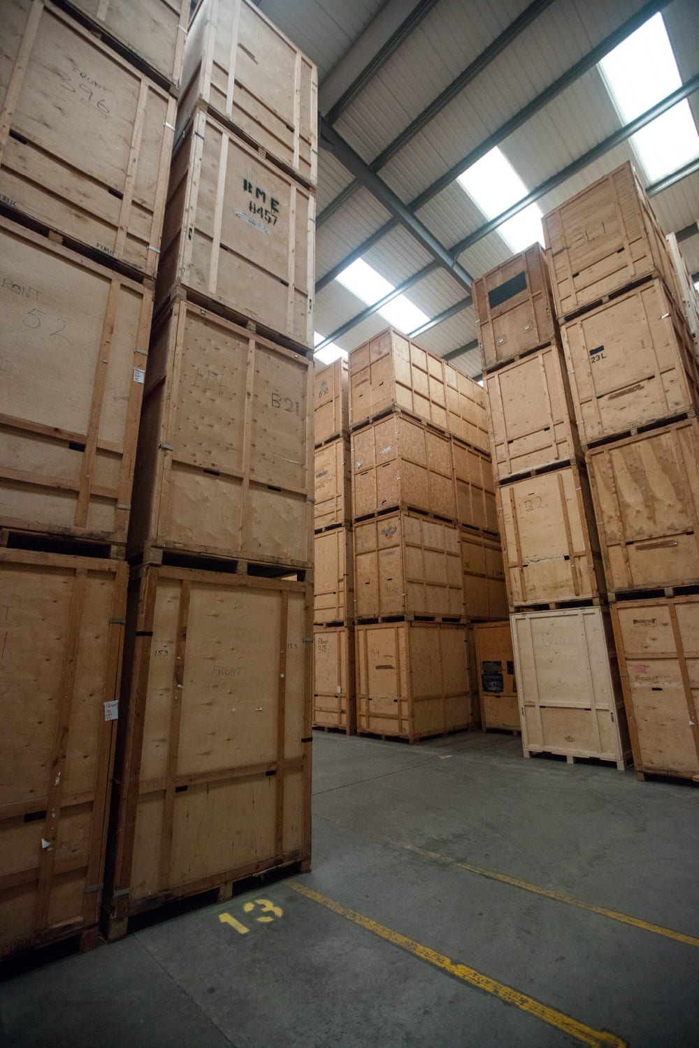 Steeles Removals storage warehouse - managed storage